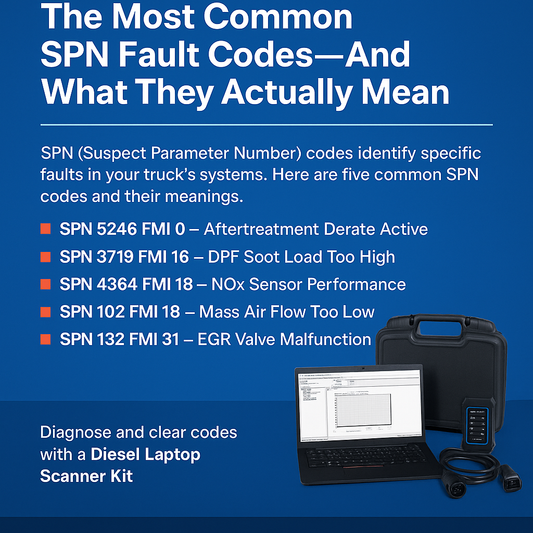 The Most Common SPN Fault Codes—and What They Actually Mean