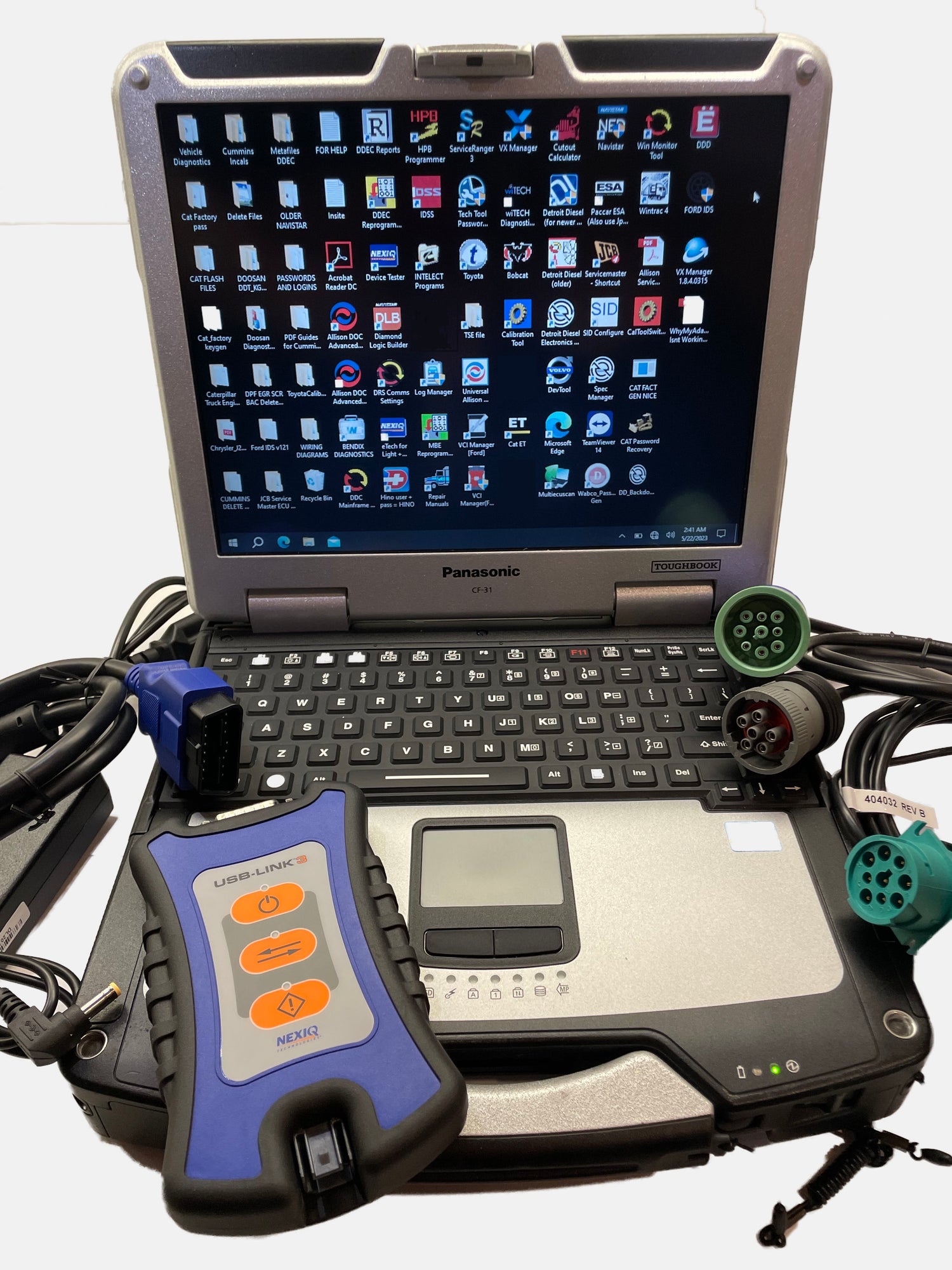 2024 On-Highway + OFF-Road Diesel Diagnostic Laptop Scanner