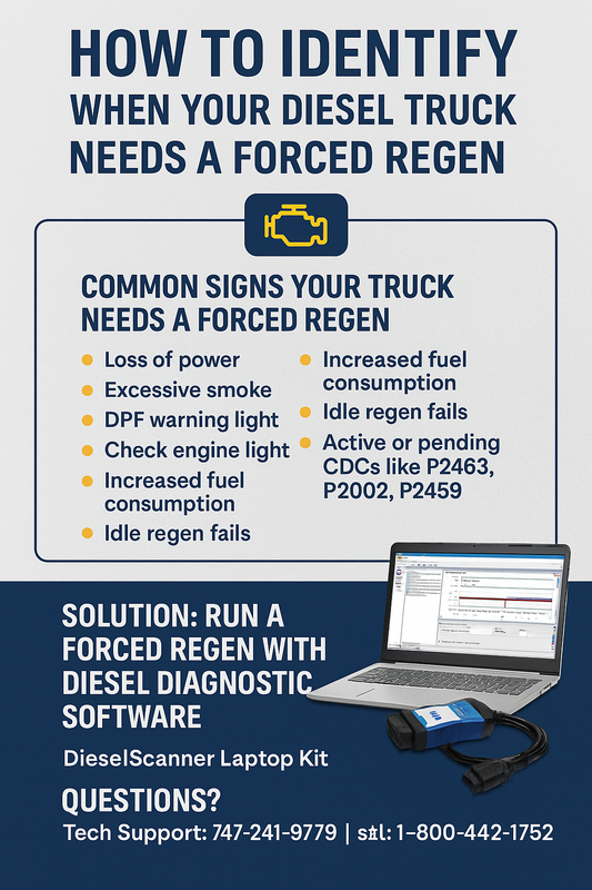 How to Identify When Your Diesel Truck Needs a Forced Regen