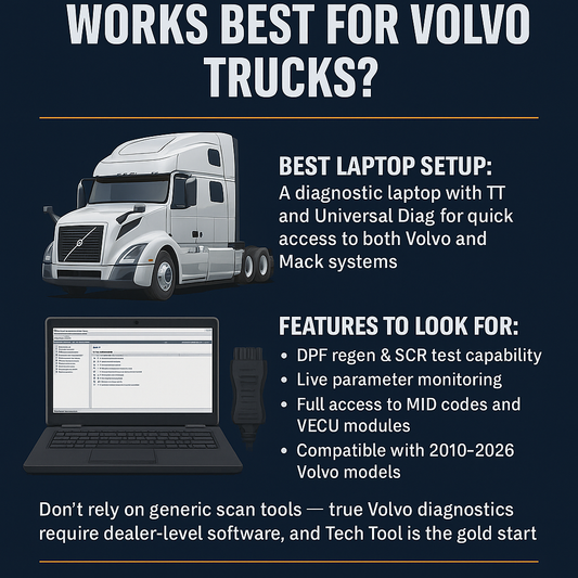 Which Diesel Diagnostic Scanner Works Best for Volvo Trucks? (2025 Buyer Guide)
