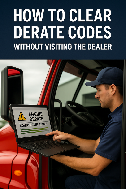 How to Clear Derate Codes Without Visiting the Dealer