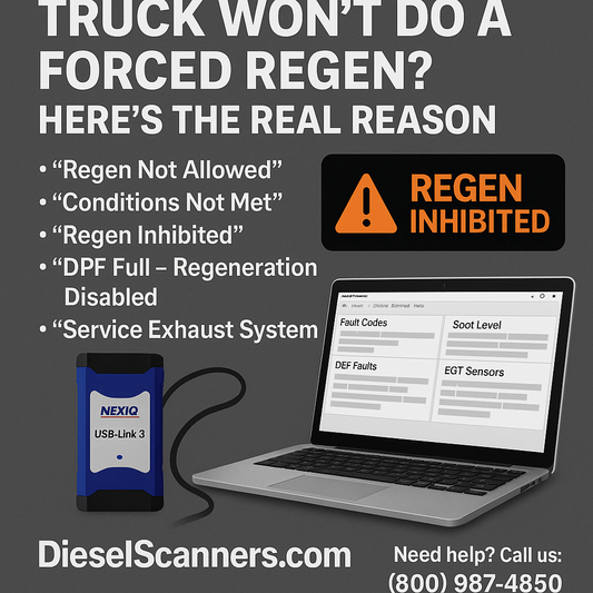 Truck Won’t Do a Forced Regen? Here’s the REAL Reason (2025 Full Guide)