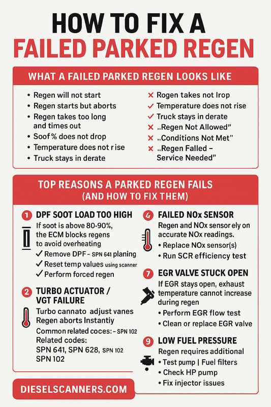 How to Fix a Failed Parked Regen (Step-by-Step Guide)