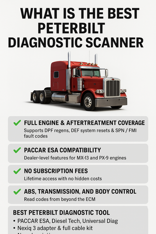 What Is the Best Peterbilt Diagnostic Scanner