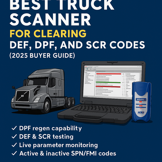 Best Truck Scanner for Clearing DEF, DPF, and SCR Codes (2025 Buyer Guide)