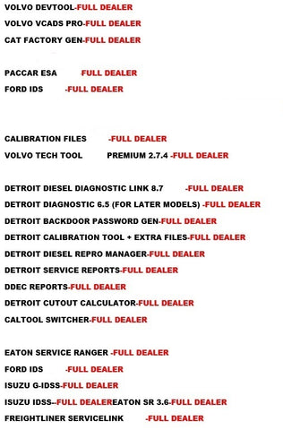 Heavy Duty Diesel Laptop Scanner Tool Truck Tuner Diagnostic Repair