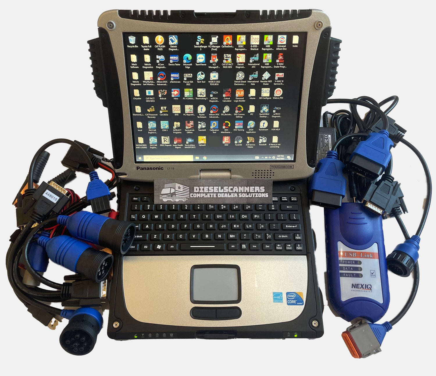 Heavy Duty Diesel Laptop Scanner Tool Truck Tuner Diagnostic Repair
